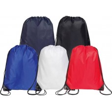 Drawstring Back Pack Bag 13.5" x 16.5" (colour options)