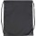 Drawstring Back Pack Bag 13.5" x 16.5" (black)