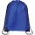 Drawstring Back Pack Bag 13.5" x 16.5" (royal blue)