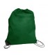 Drawstring Back Pack Bag 13.5" x 16.5" (dark green)