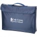 Book Bag With Gusset and Velcro Fastening (navy)